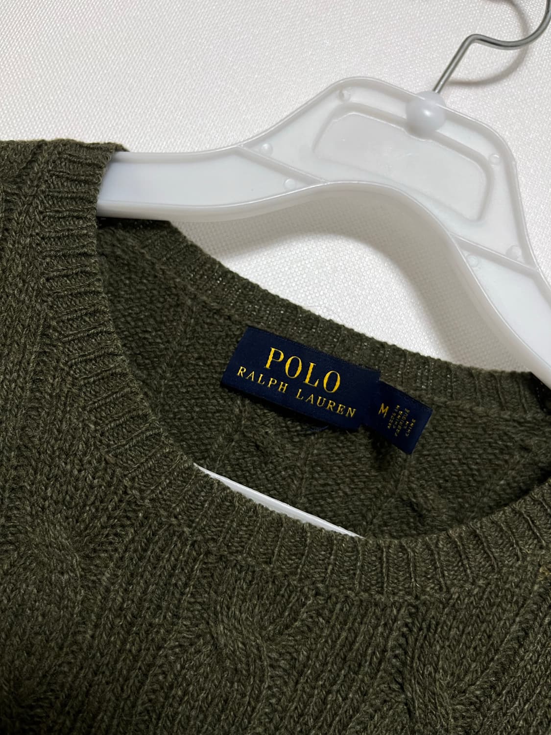 폴로 랄프로렌 케이블 니트 m 상품이미지2