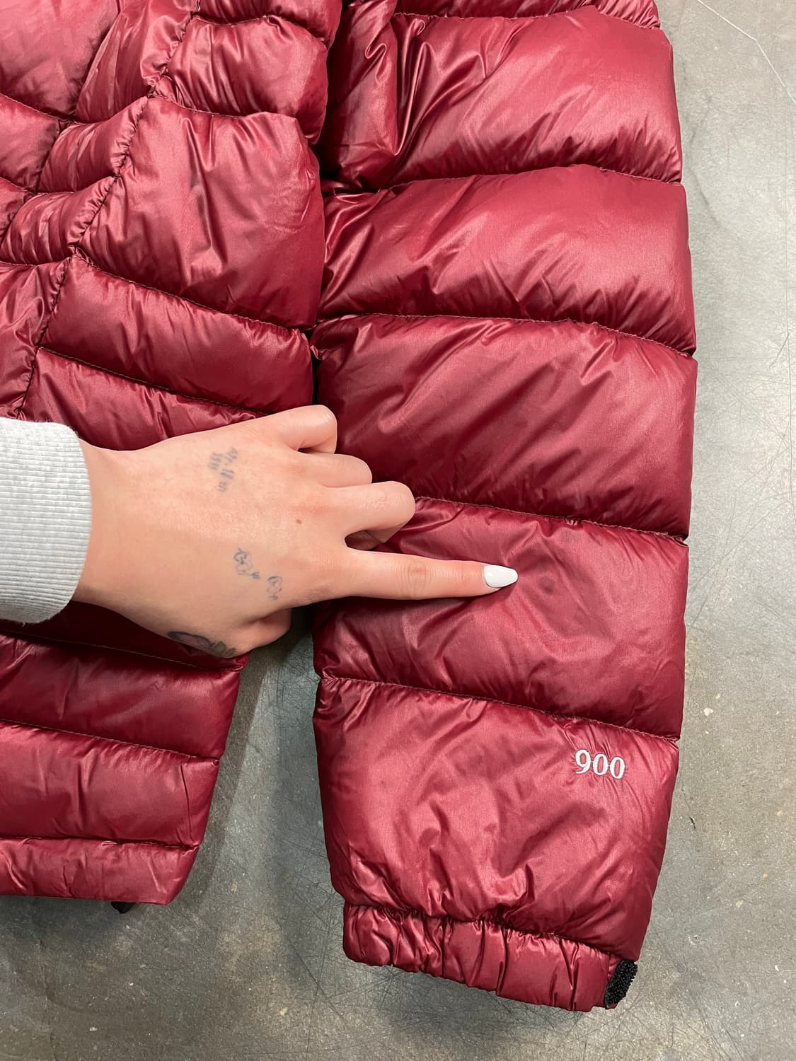 노스페이스 센터로고 써밋 패딩 상품이미지6