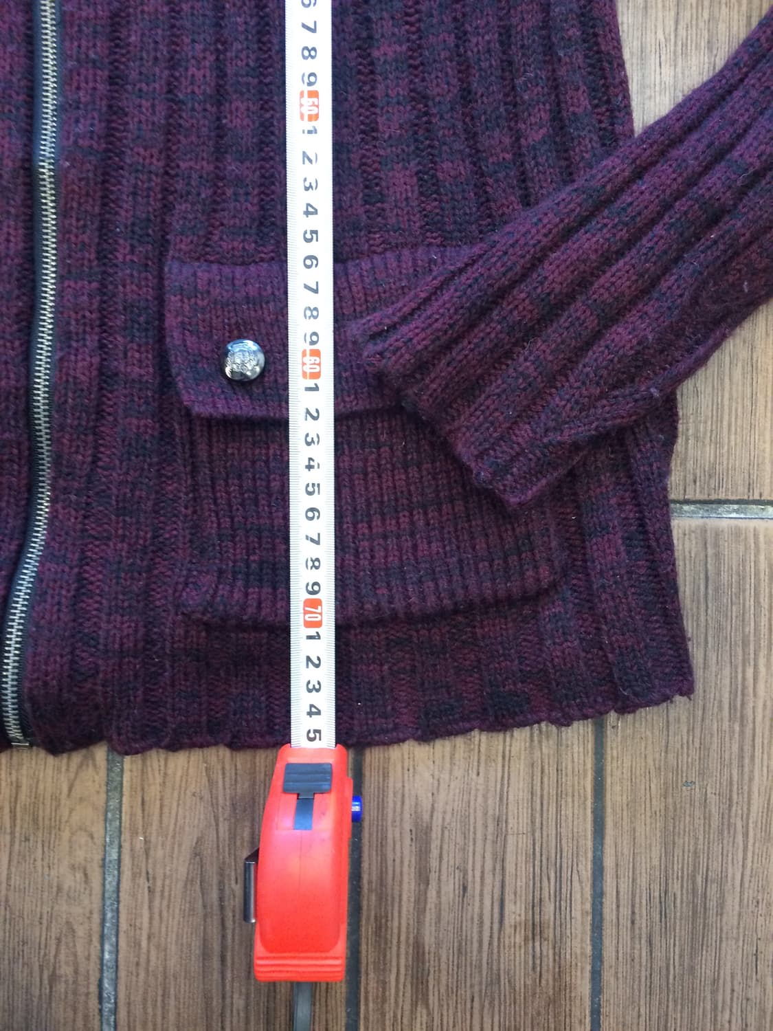 일본빈티지 Freude 핀터깔y2k 오리엔탈보헤미안 레빗퍼니트집업자켓 상품이미지4