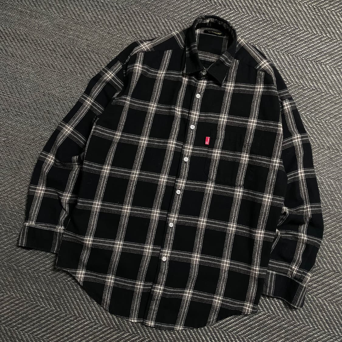 펀다멘탈리스트 박시핏 체크 플란넬 셔츠y 5258 상품이미지1