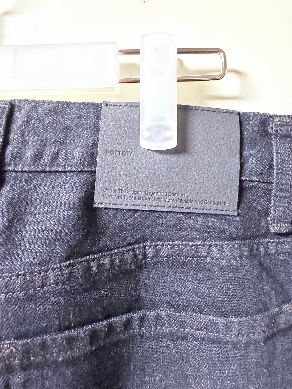 (4)포터리 스트레이트 데님 블루3 상품이미지3