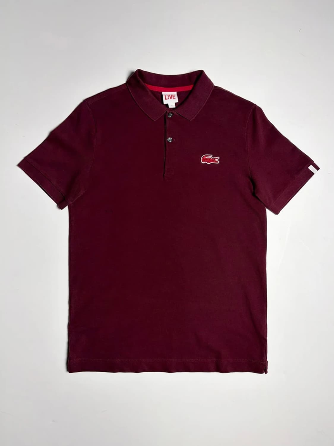 라코스테 자수 로고 투버튼 폴로 반팔 티셔츠 R1307 상품이미지1