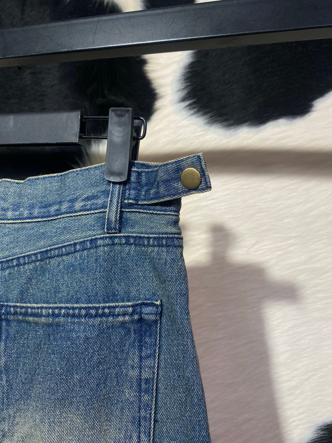 Japanese vtg 비죠 디테일 하이웨스트 워싱 데님팬츠 상품이미지7