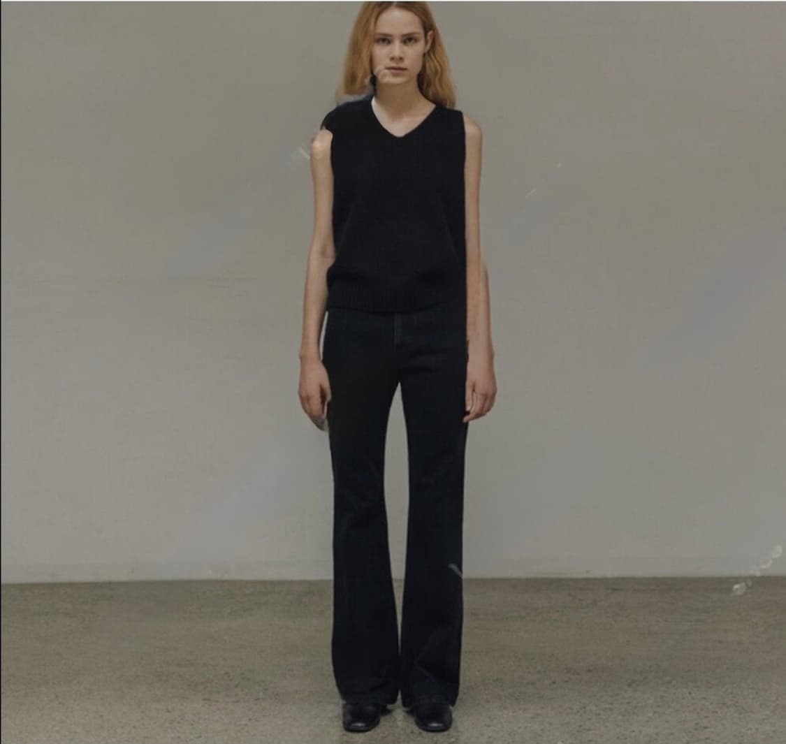 moia 모이아 부컷 데님 블랙 상품이미지2