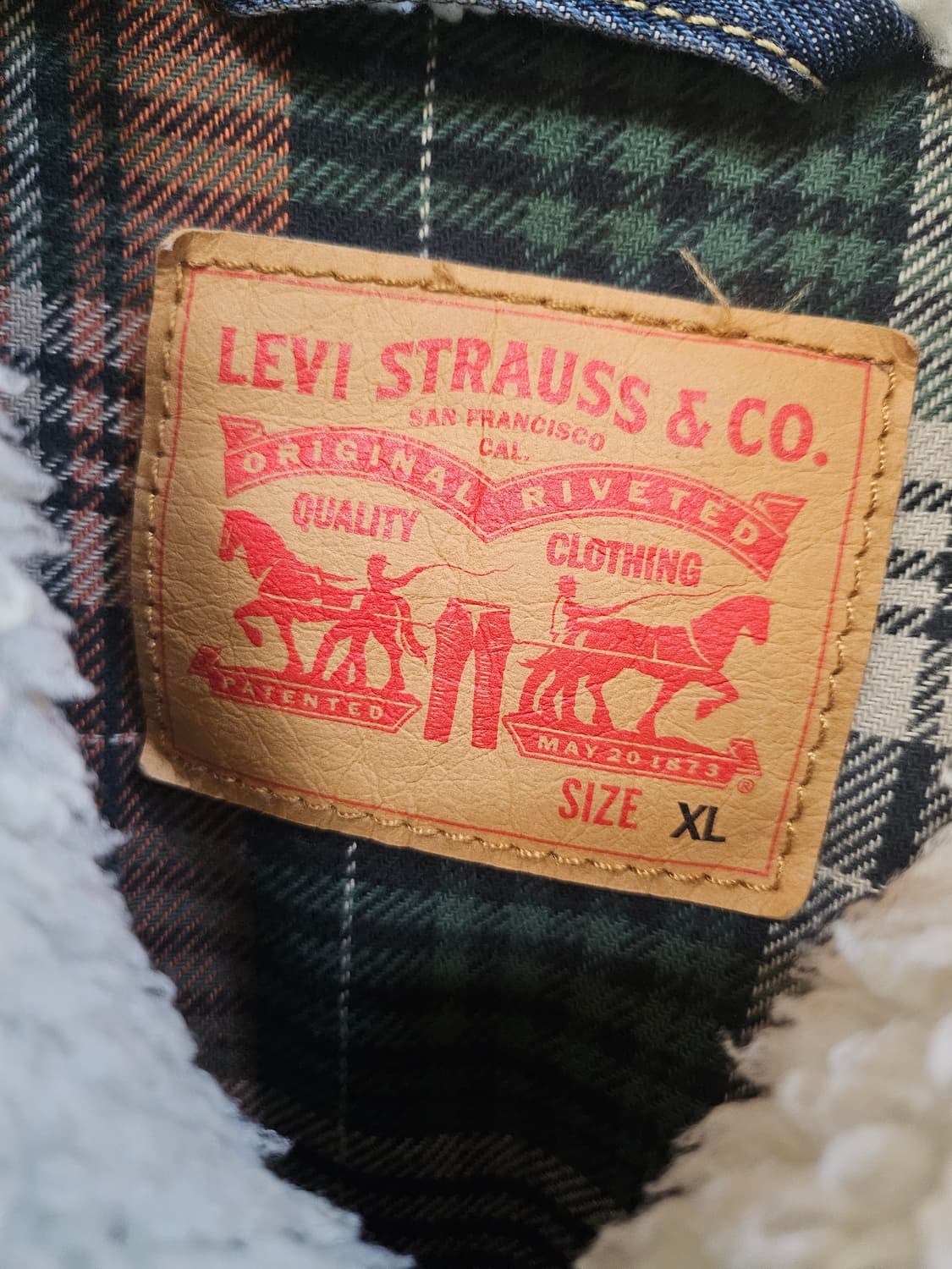 리바이스 라이닝 트러커 자켓 XL 상품이미지4