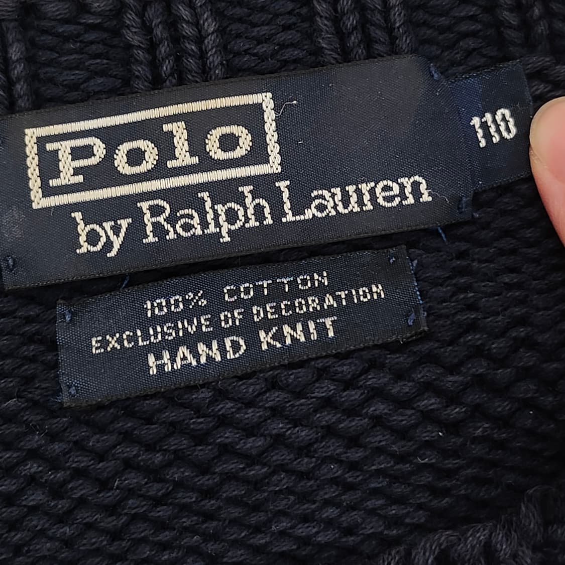 폴로랄프로렌 싯다운 베어 빈티지 니트 상품이미지6