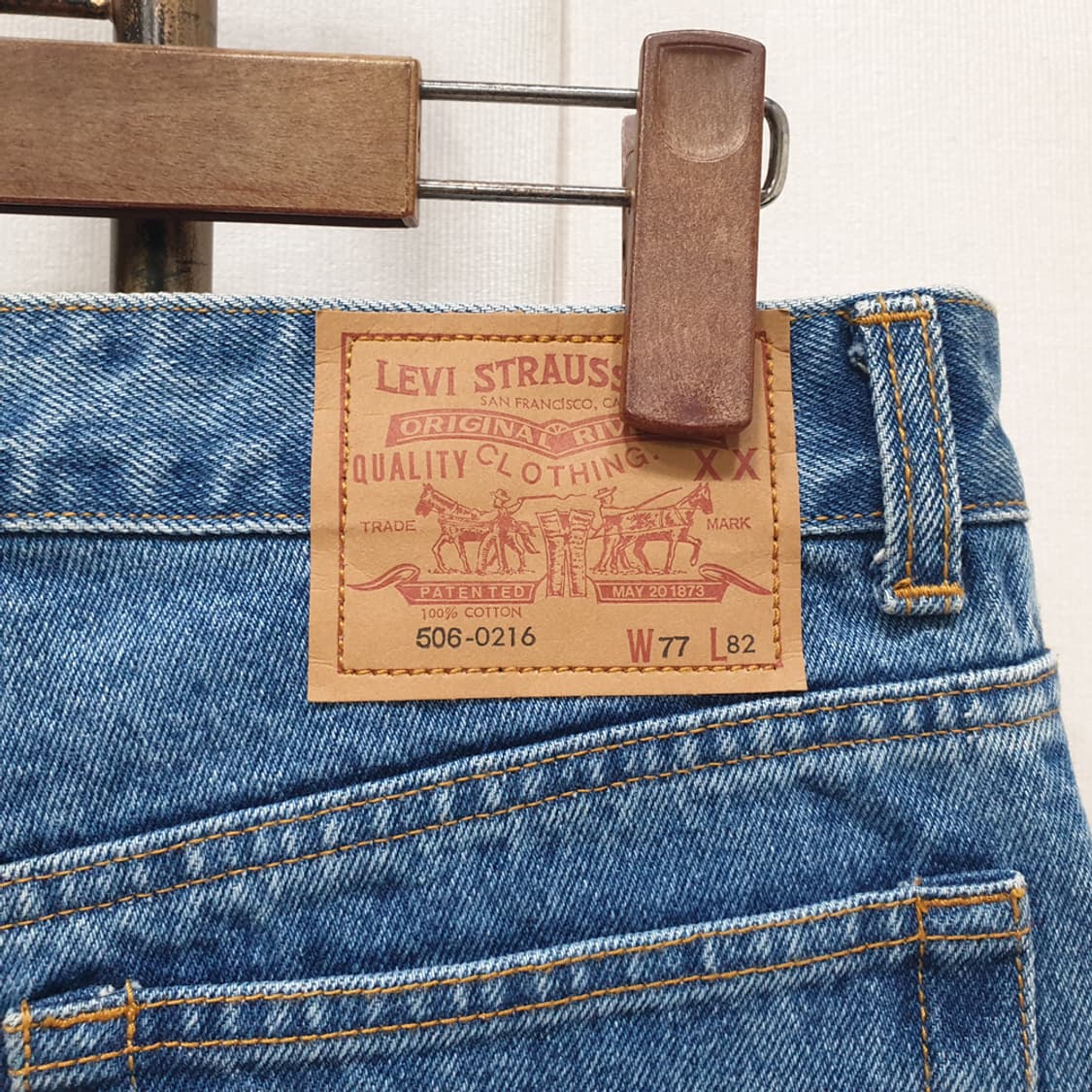 90s 리바이스 Levis506 데님팬츠 28 상품이미지5