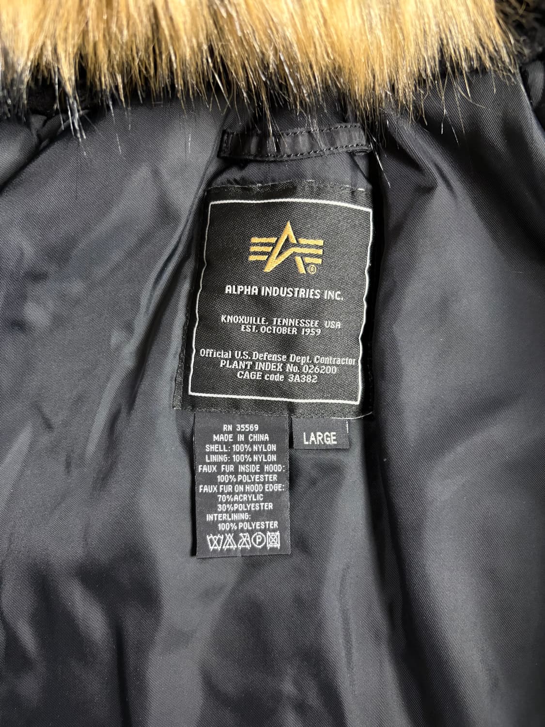 알파인더스트리 n2b 쇼트웨이스트 파카 L 상품이미지5