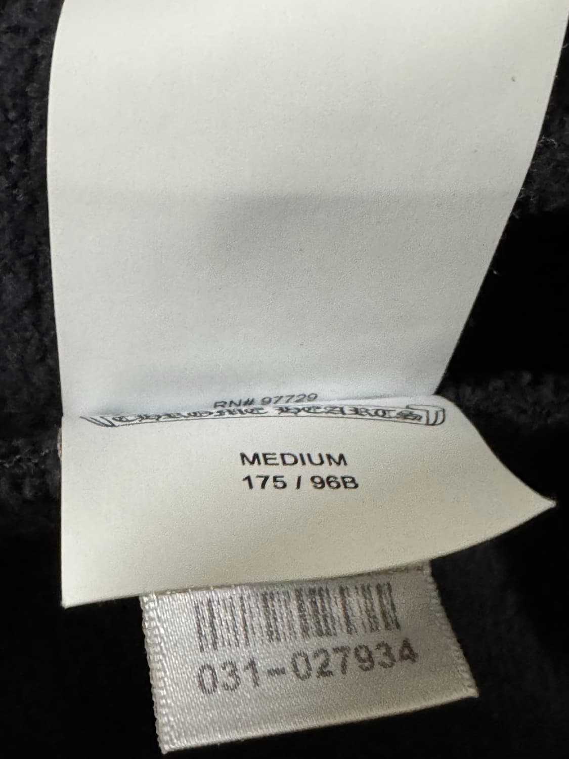 [M] 크롬하츠 레드 레더패치 크로스 맨투맨 상품이미지7