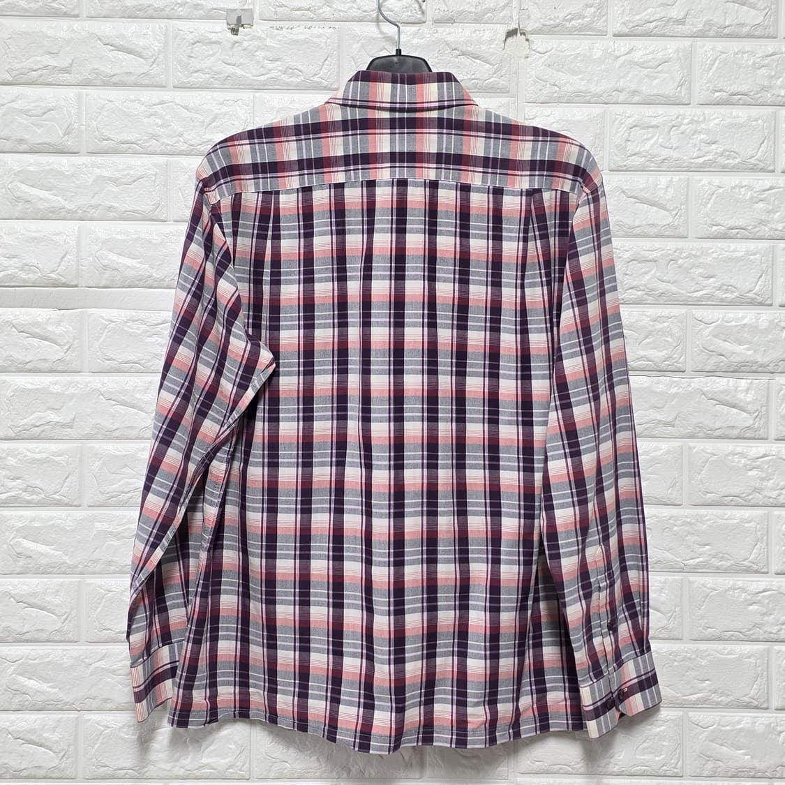 한섬 랑방 옴므 체크 셔츠 105 상품이미지4