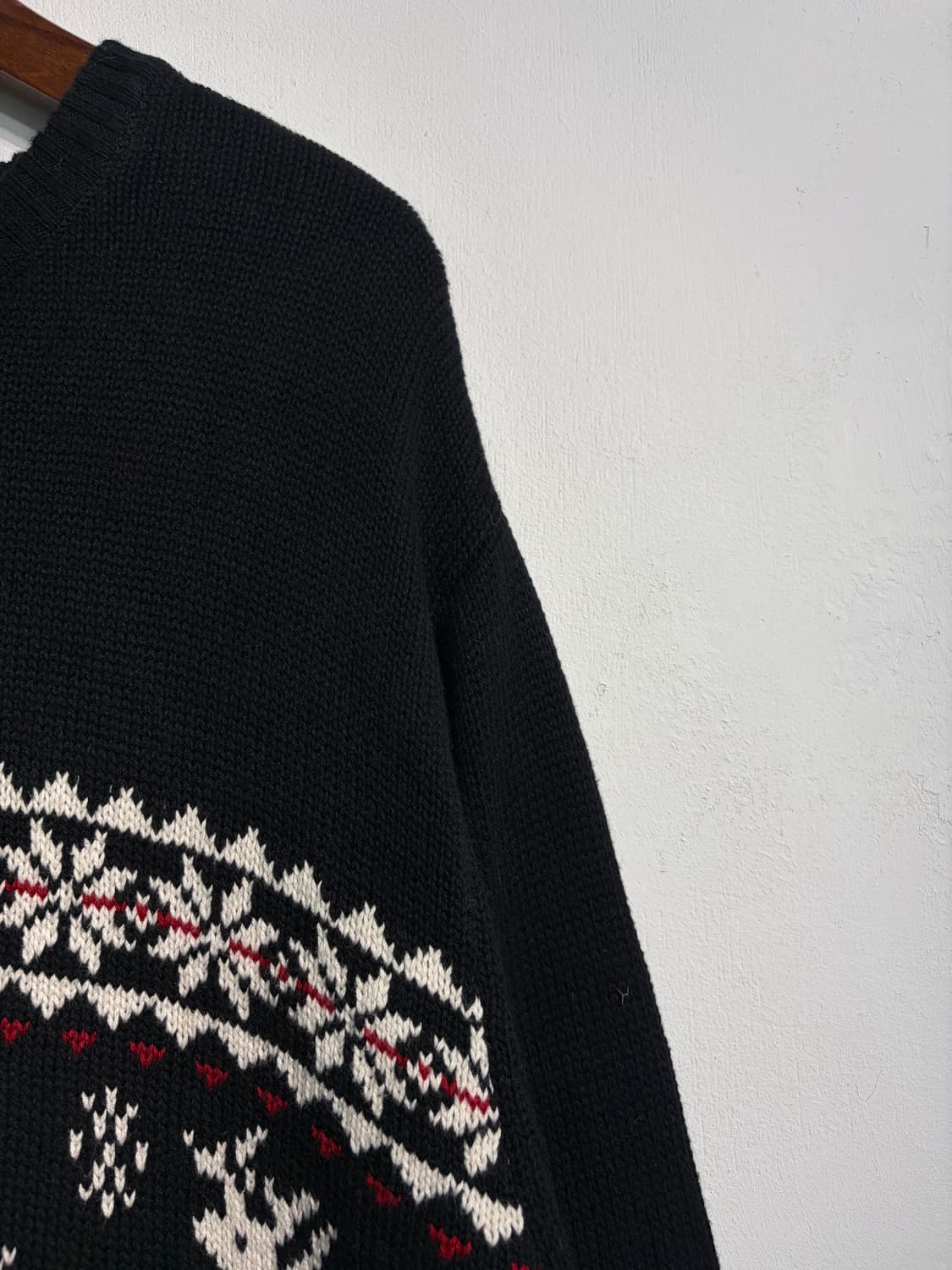 코튼 100% 니트 노르딕 니트 L 상품이미지4