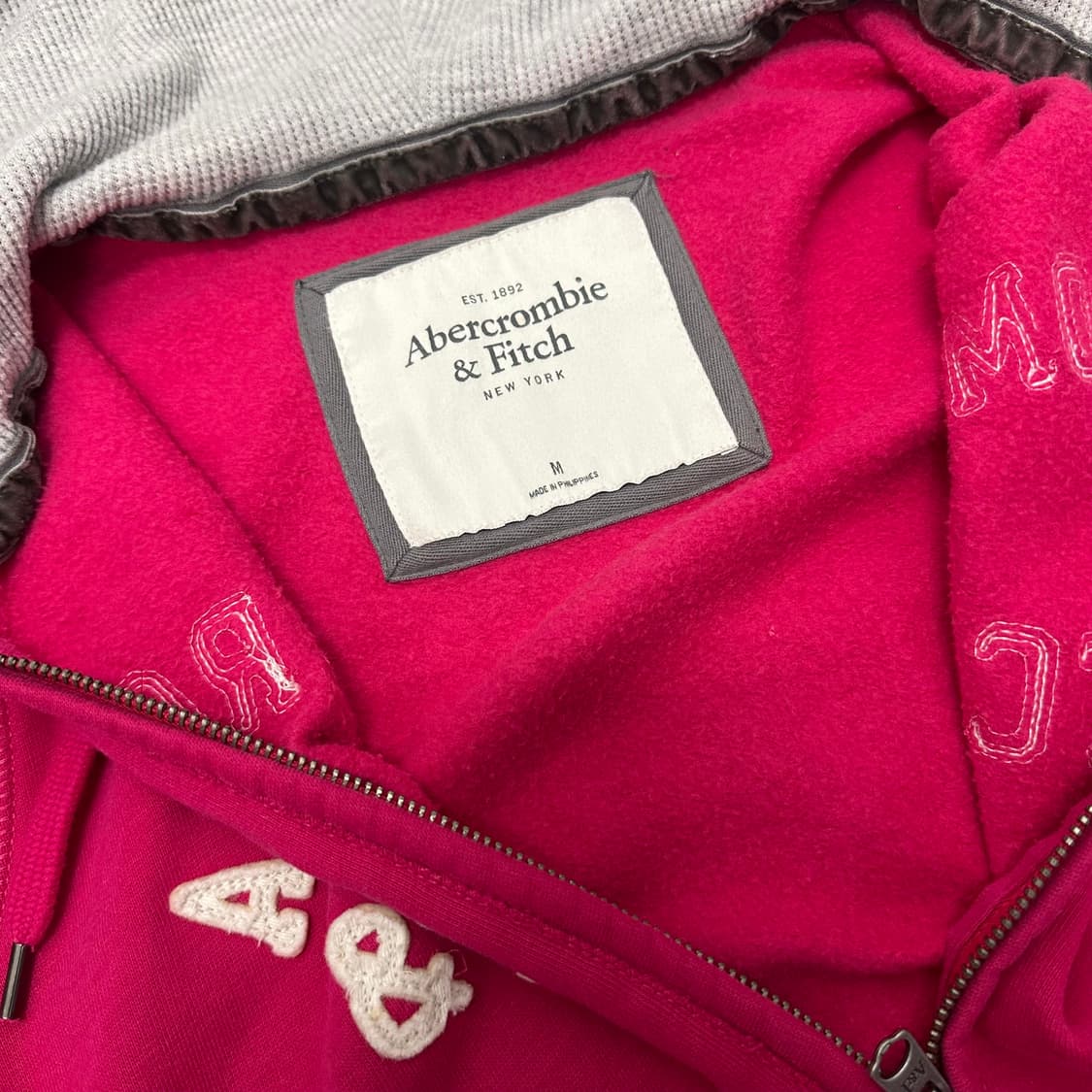 아베크롬비 여성 기모 후드집업 M 상품이미지3