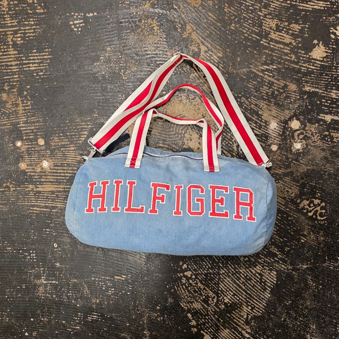 R) 타미힐피거 데님 더플백 보스턴백 상품이미지1