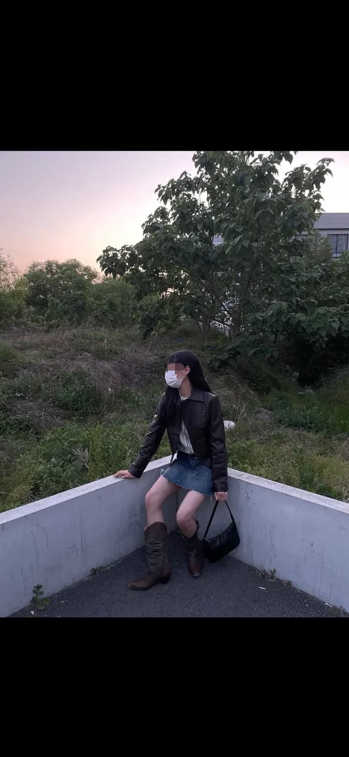 빈티지 브라운 가죽 자켓 상품이미지3