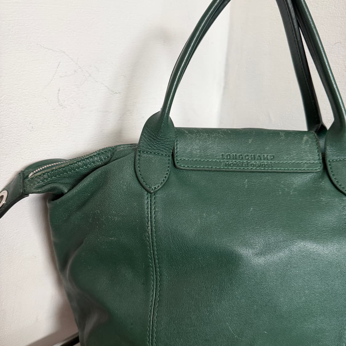 Longchamp leather shoulder bag 상품이미지4