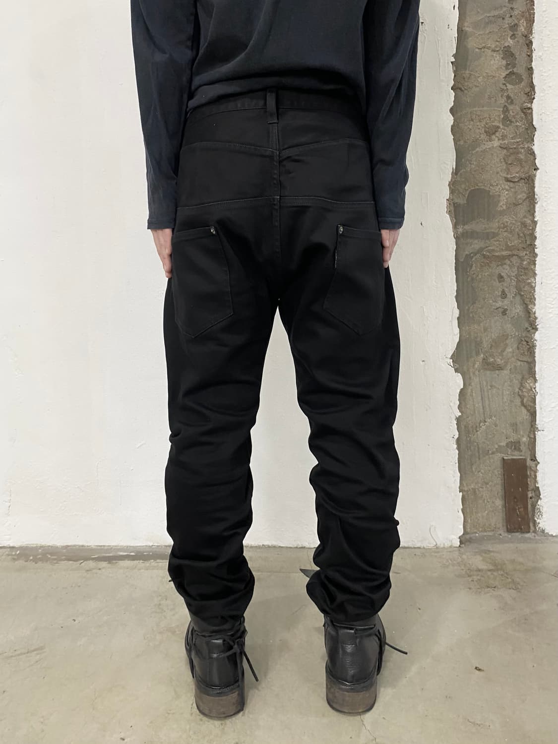 카반드주카 비대칭 버튼 팬츠 상품이미지2