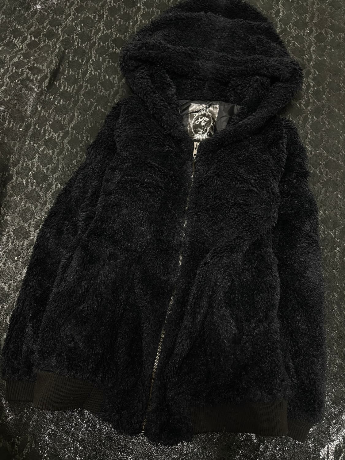 “Vintage” Y2K Black Fleece Over-Hoodie Z 상품이미지8