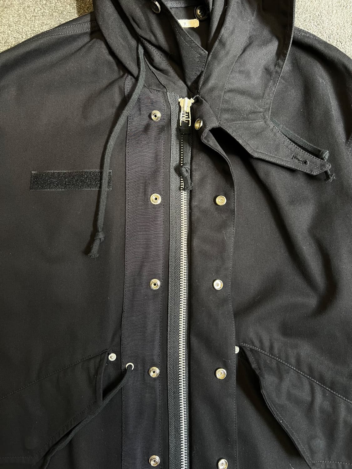 1990boy 사파리 후디드 피쉬테일 코트 M 상품이미지2