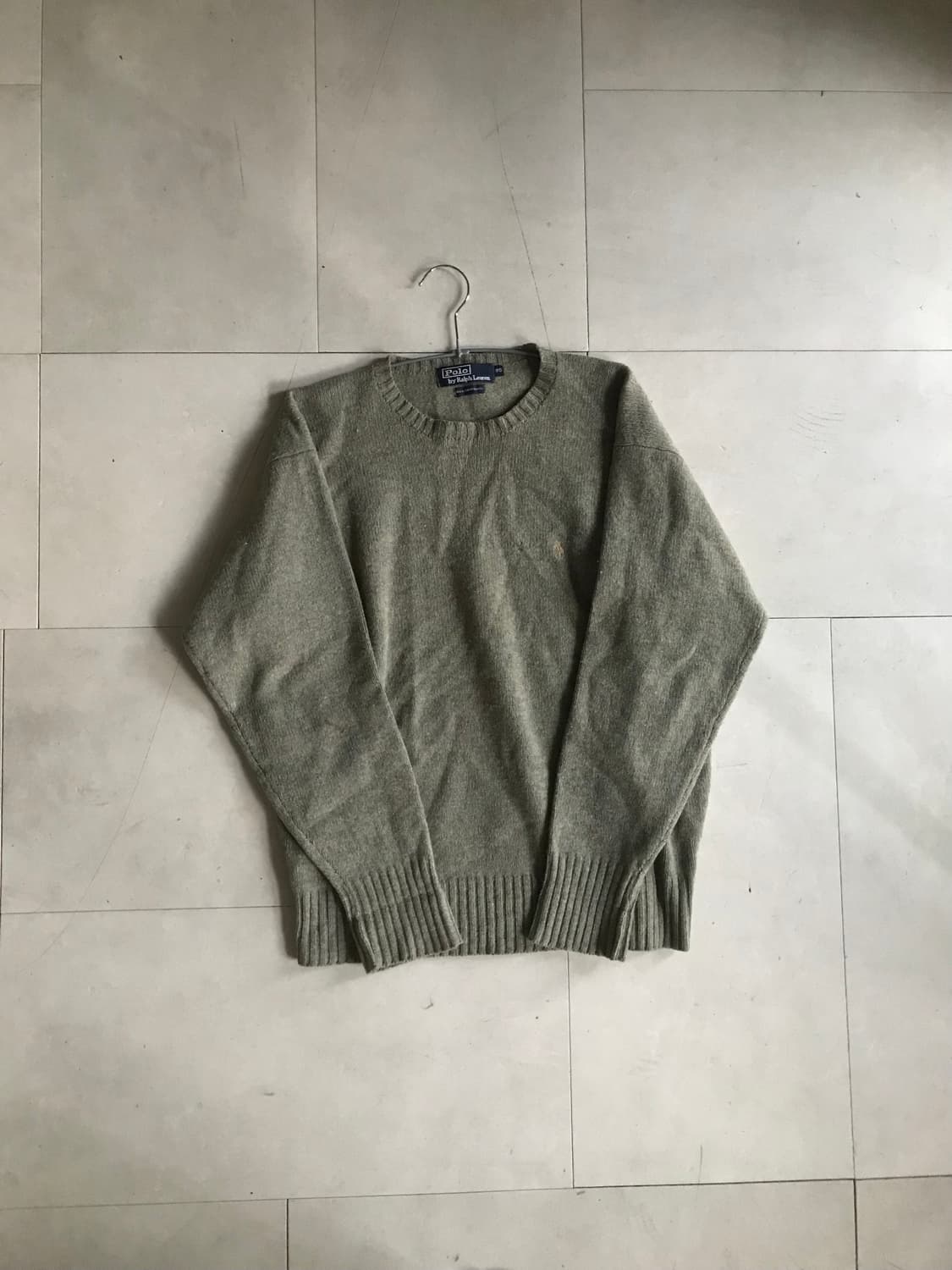 폴로 카키그레이 니트 상품이미지6