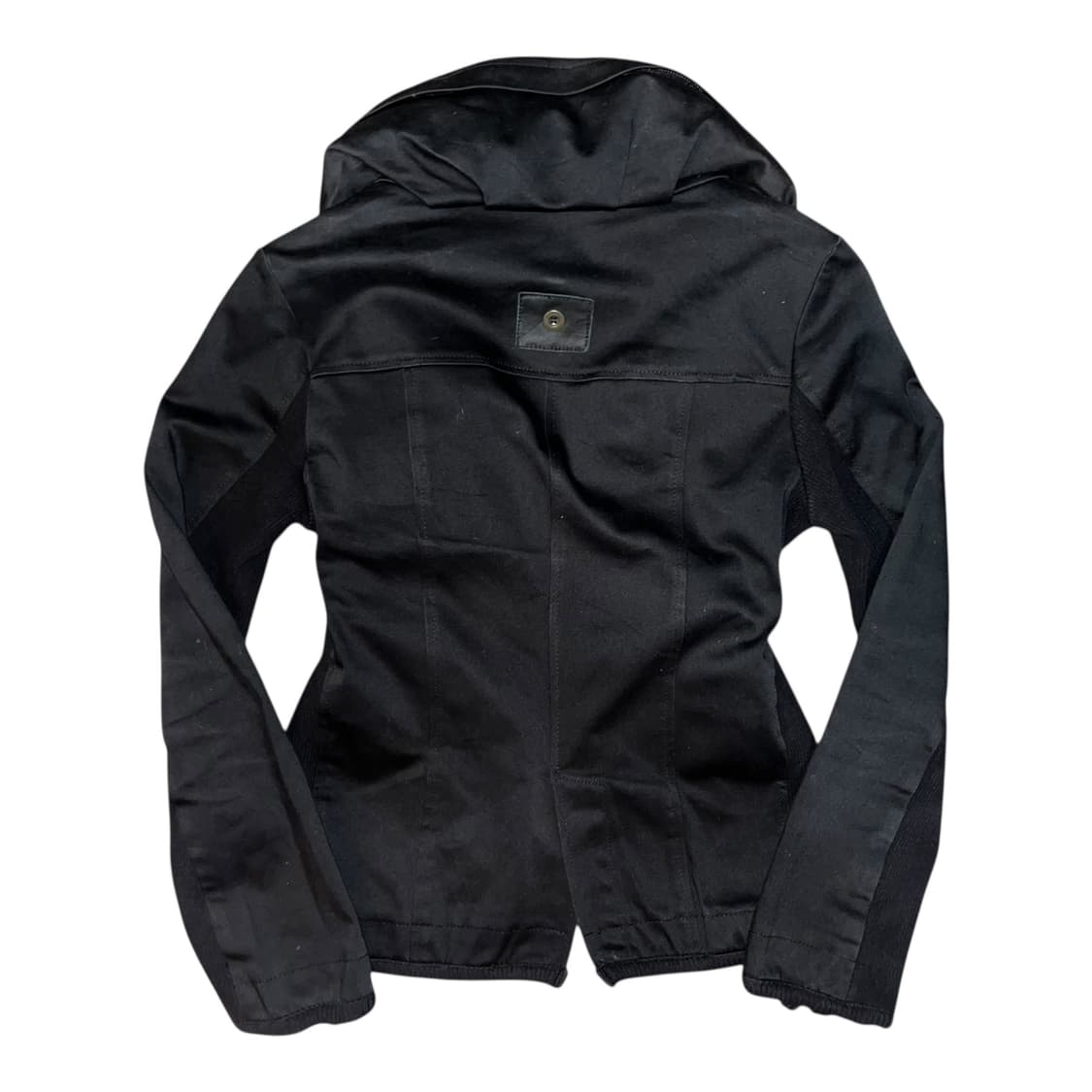 사이드 니트 투웨이 후드 왁스 자켓 y2k펑크갸루 상품이미지3