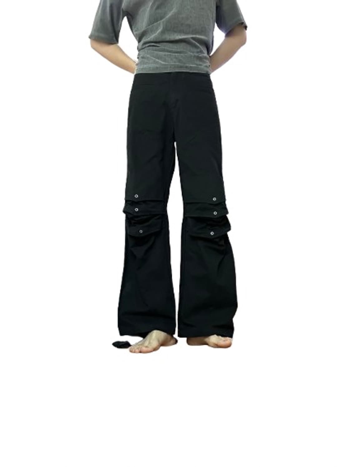 Evolvement flare pants black 상품이미지2