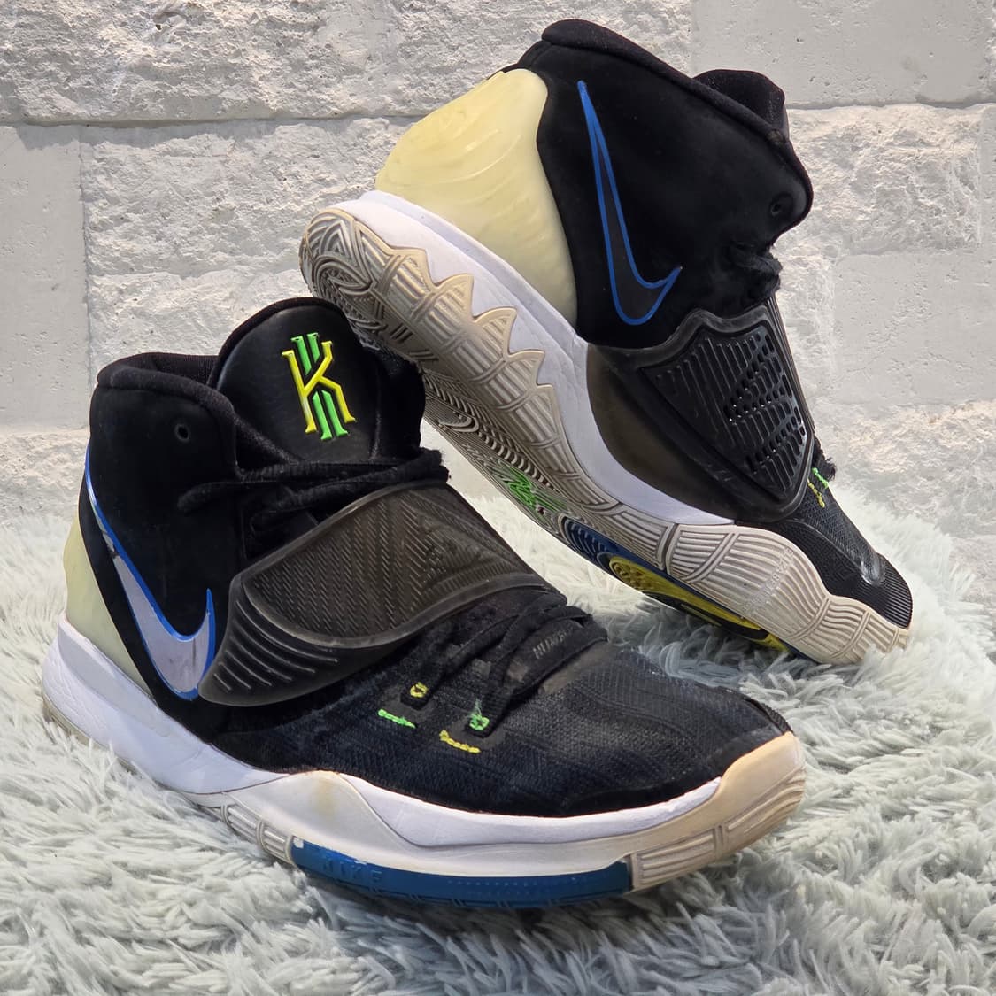 5a-11:나이키 카이리 6 블랙 블루 글로우(245) 상품이미지4