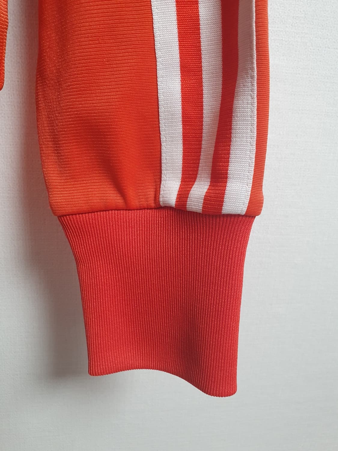 아디다스 트레포일 여성 져지 오렌지 화이트 자켓 S 상품이미지5