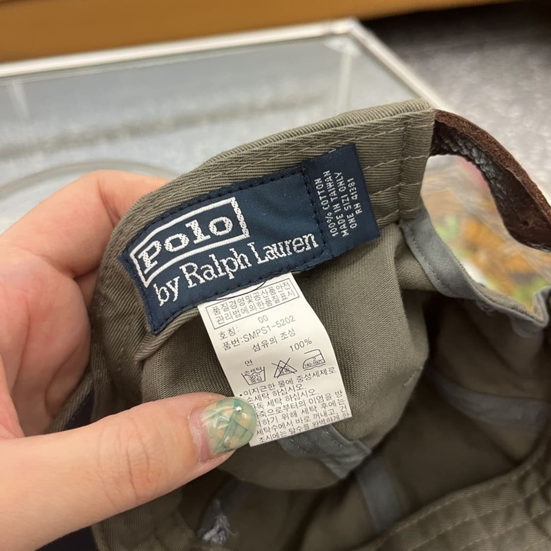 폴로 랄프로렌 빈티지 가죽 스트랩 볼캡 C05863 상품이미지3