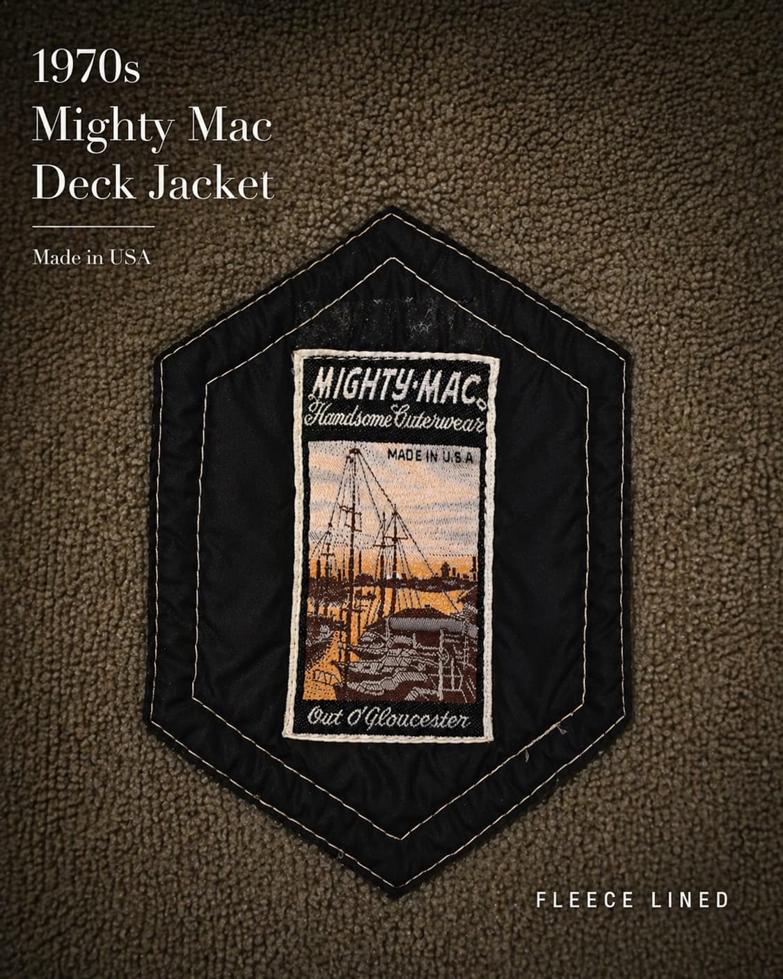 70s Mighty Mac 플리스 라이닝 덱 자켓 Made in Usa 상품이미지1