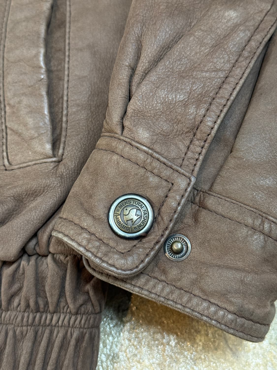 빈티지 가죽(우피/누박) 자켓 상품이미지6