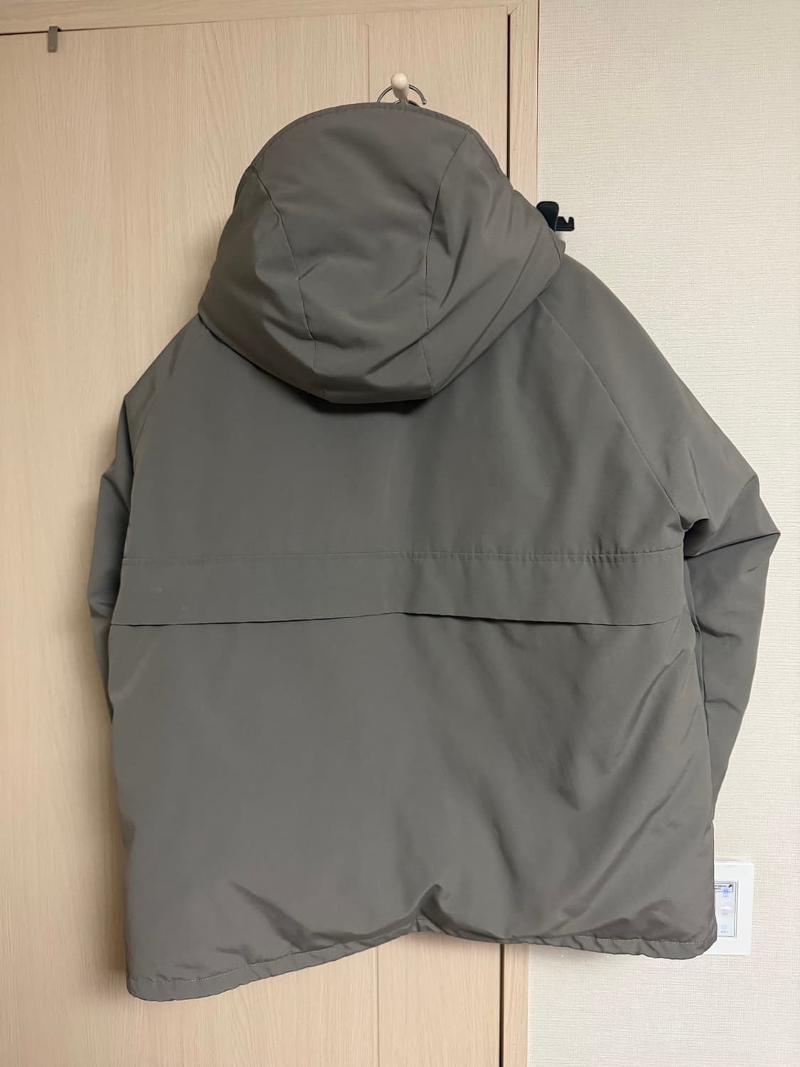 단톤 후드 패딩 자켓 상품이미지3