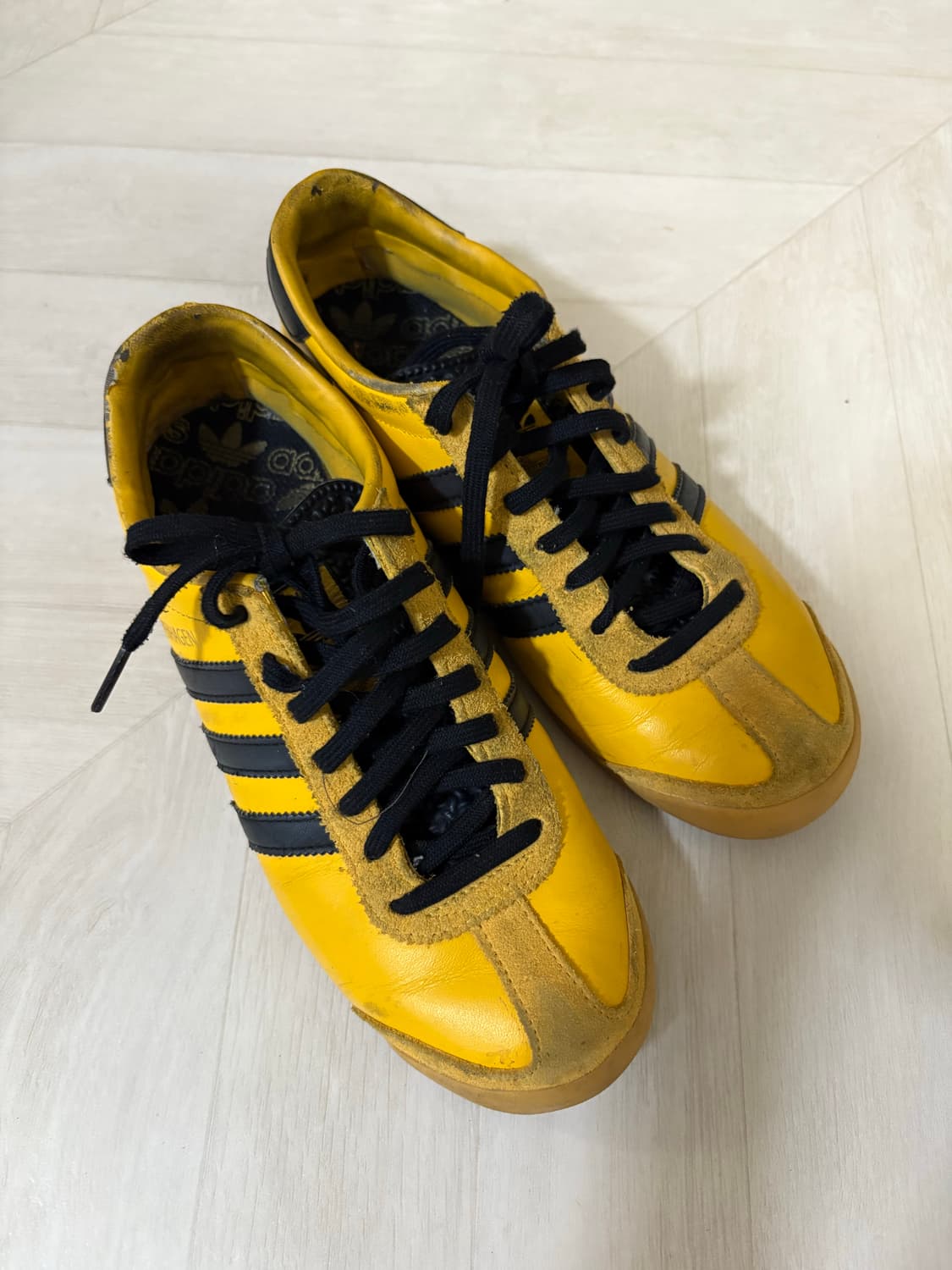 아디다스 코펜하겐 옐로우 블랙 235 상품이미지2