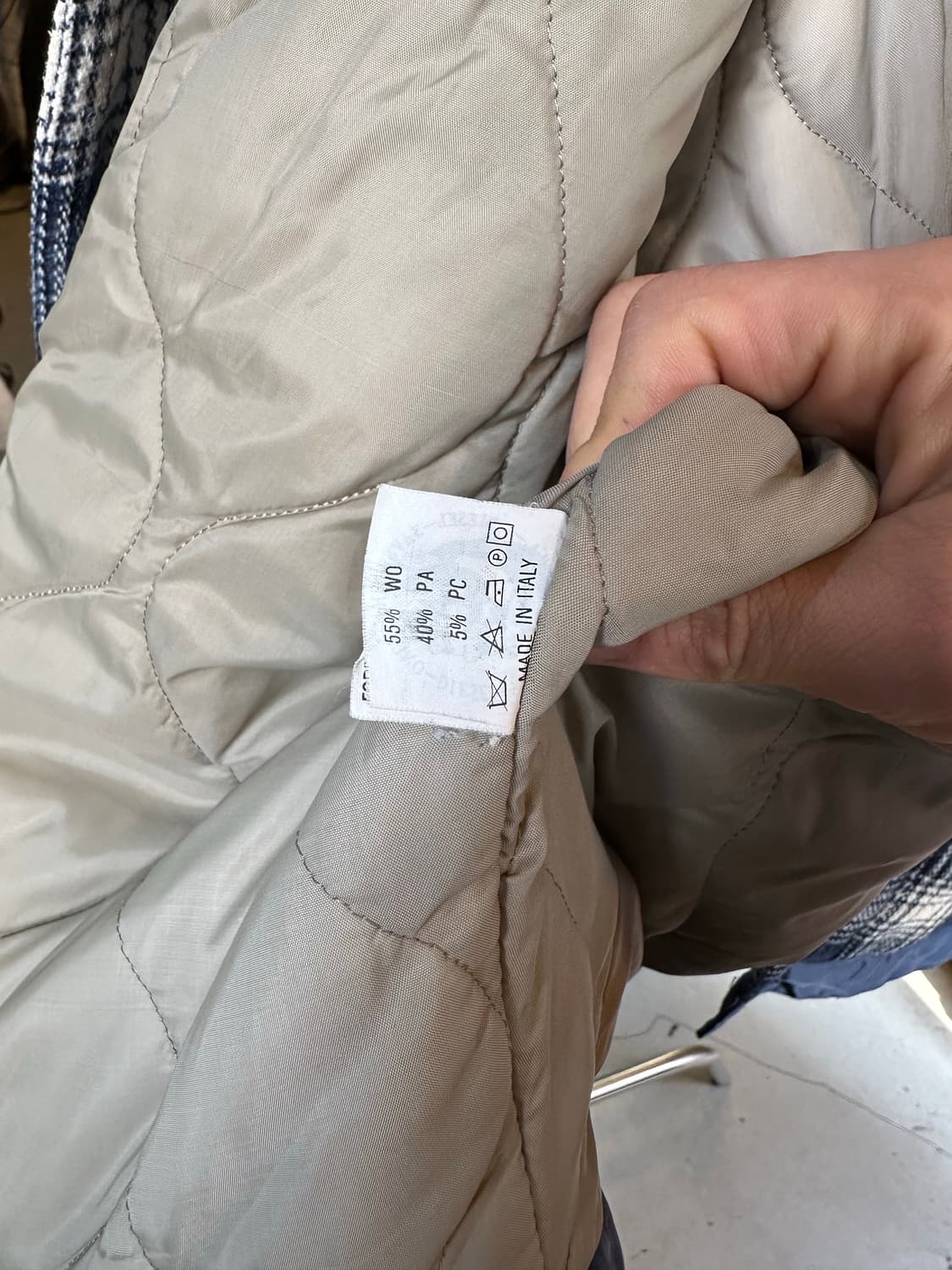 90-00s 디젤 울 크롭 붐버 자켓 made in italy 상품이미지10