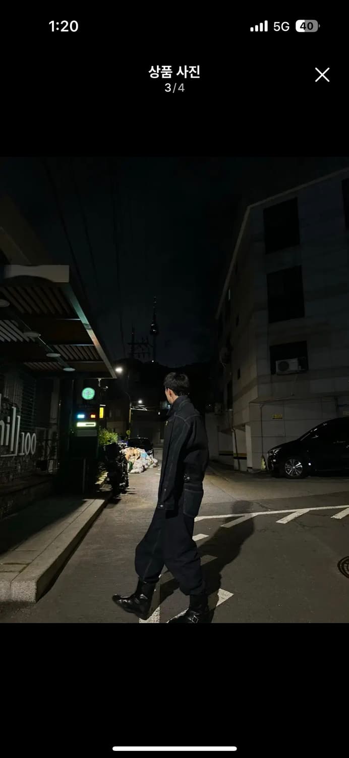 무탠다드 생지 데님 이도현 셋업 상품이미지3