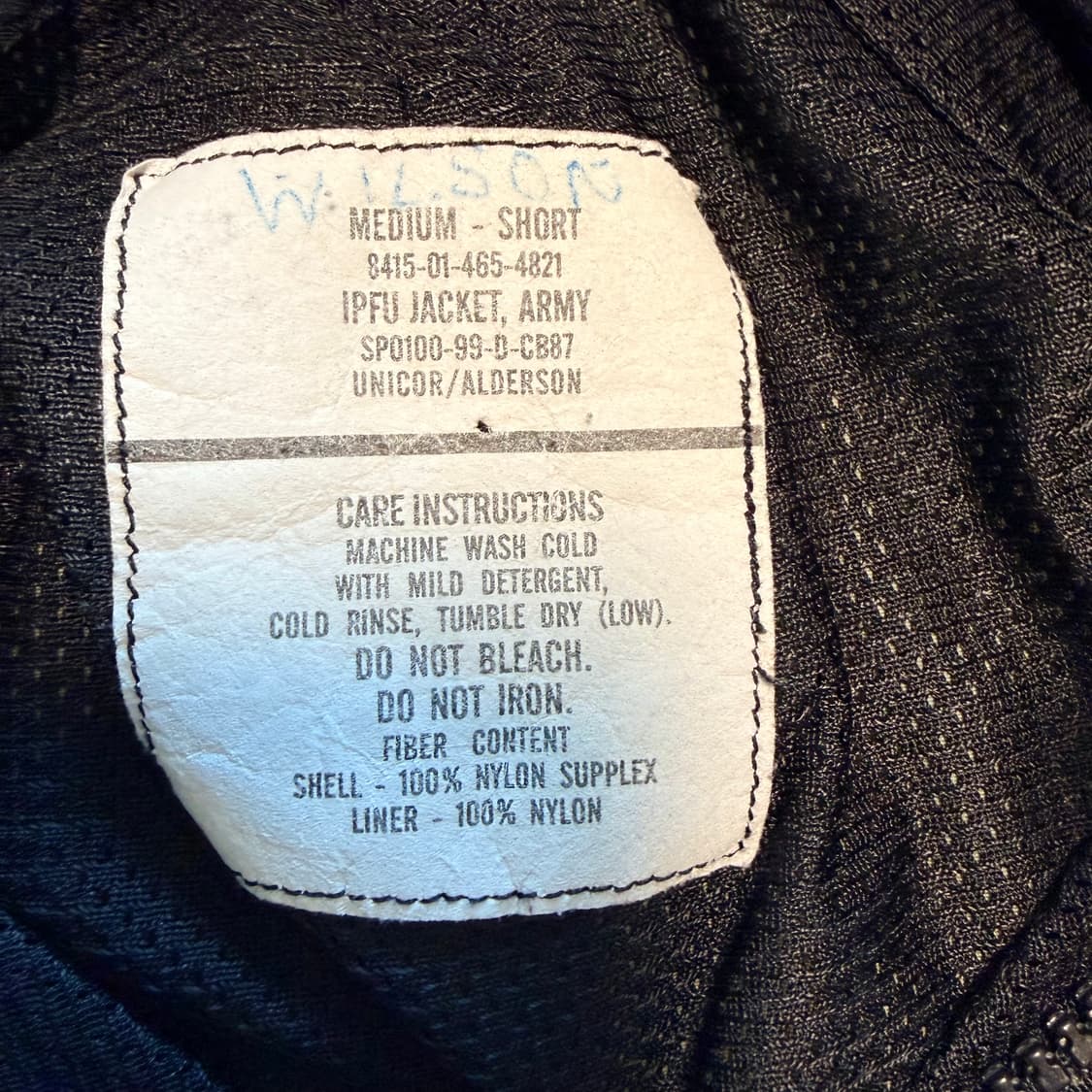 [M/S] 미군 ipfu 바람막이 1세대 상품이미지4
