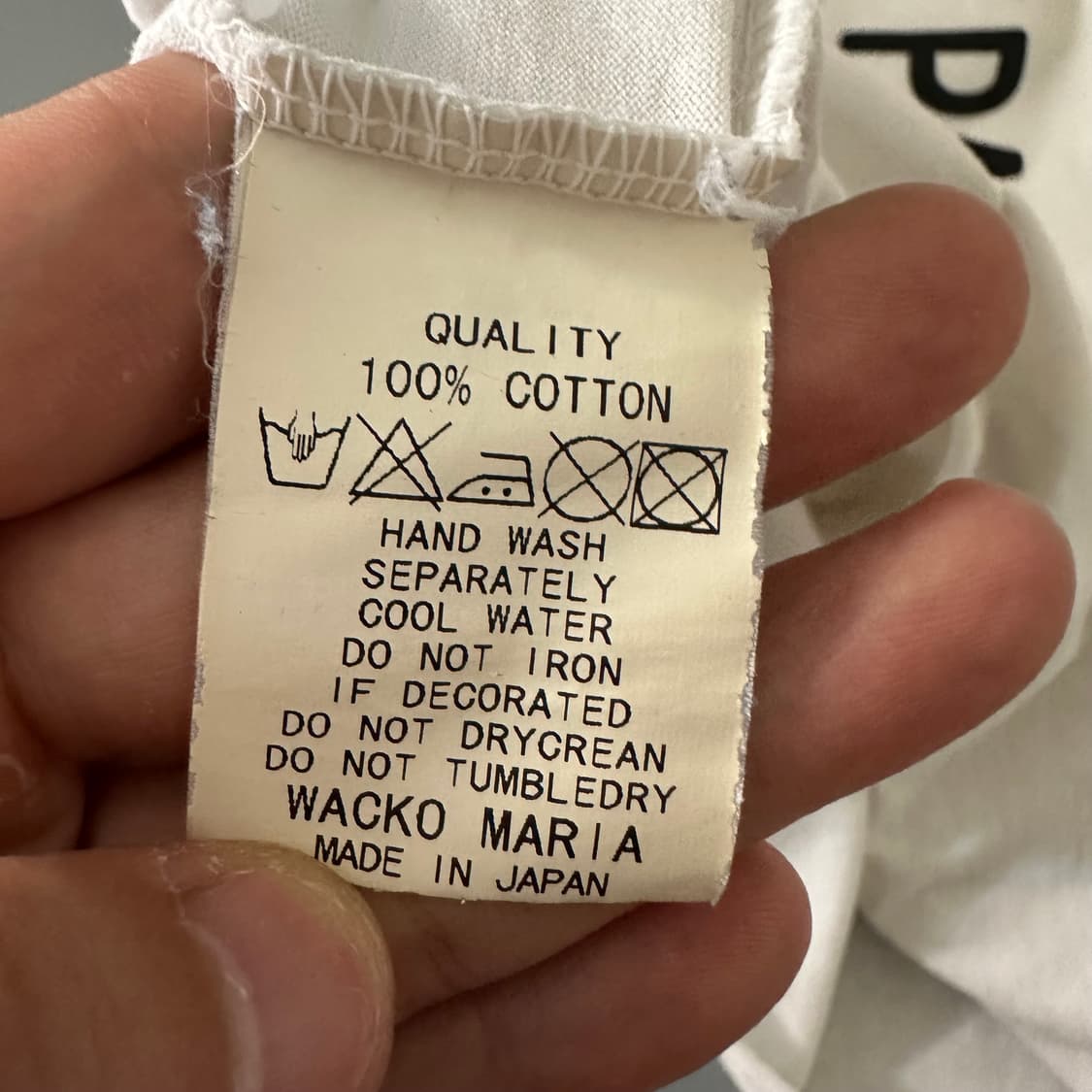 와코마리아 wacko maria 로고 반팔 티셔츠 상품이미지7