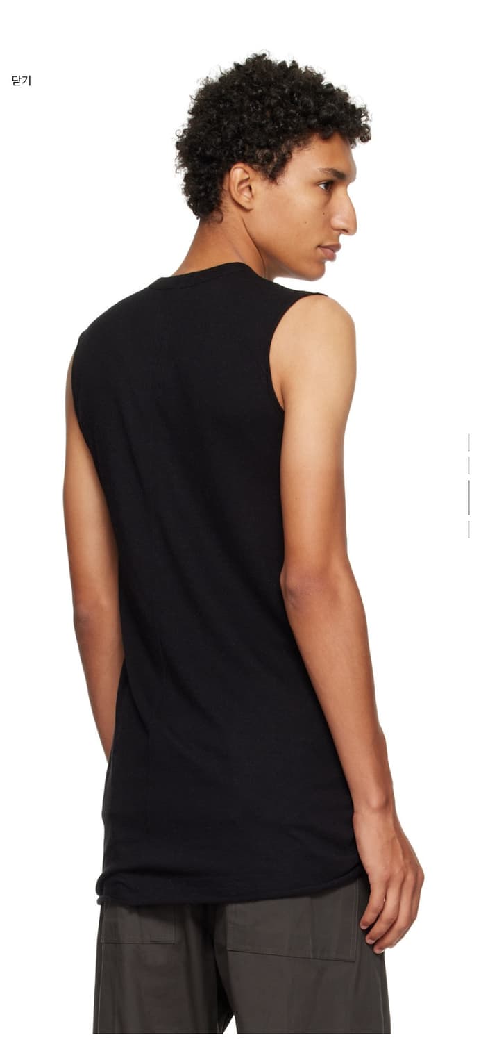 릭오웬스 베이직 슬리브리스 상품이미지4