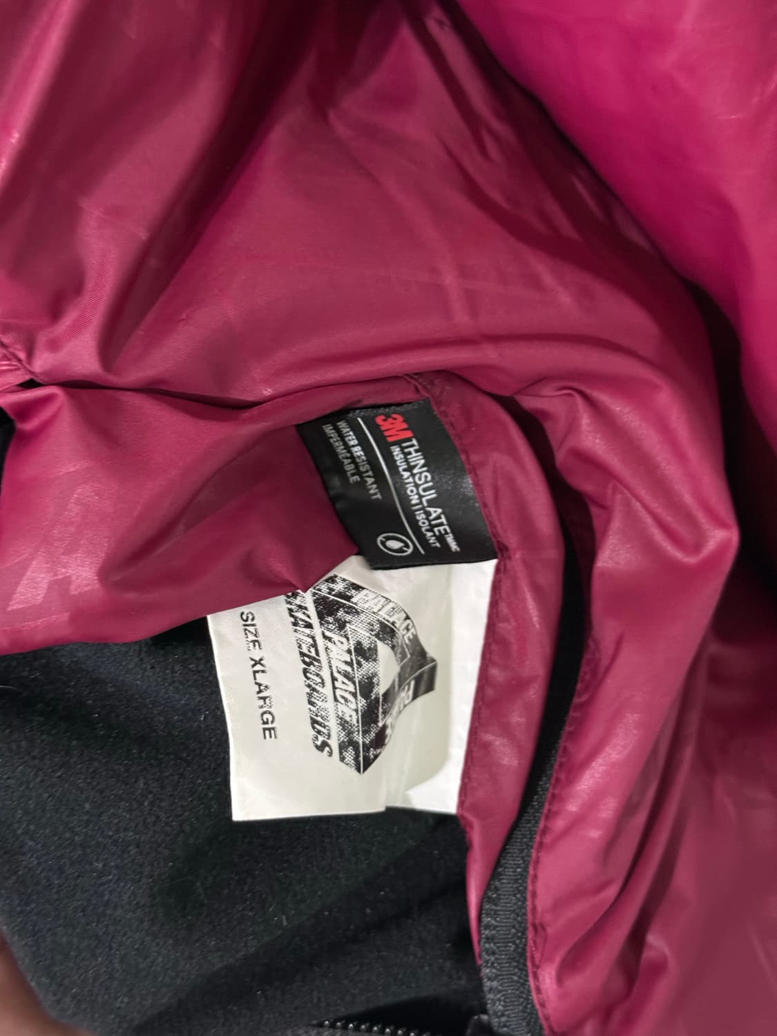 [XL] 팔라스 3M 신슐레이트 리버시블 패킹 자켓 라이너 버건디 상품이미지6