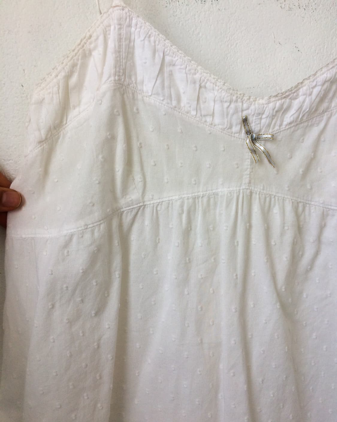 Dot patter frill sleeveless 상품이미지5