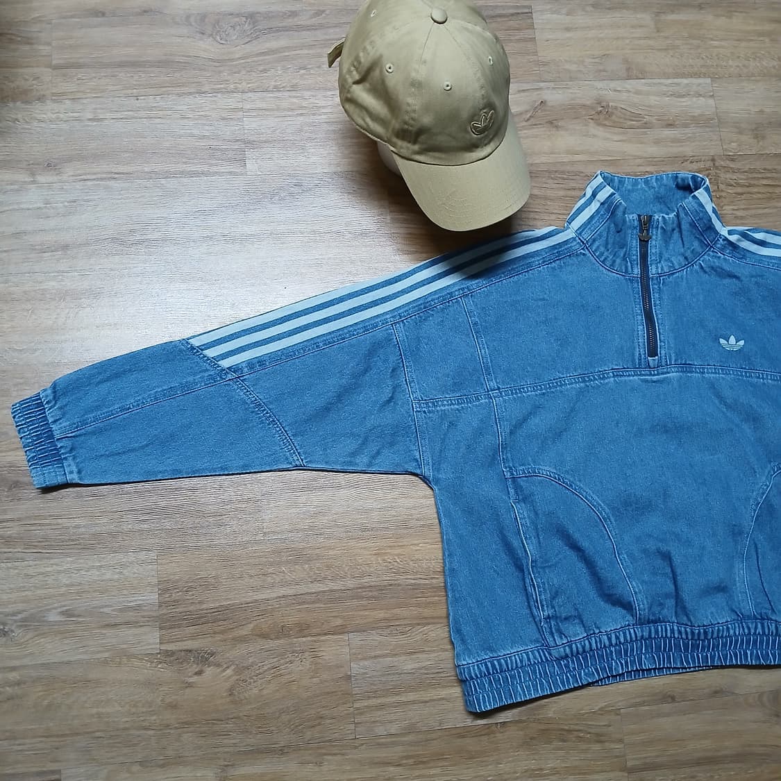 Adidas 아디다스 여성 데님 아노락 청 트랙탑 자켓 상품이미지3
