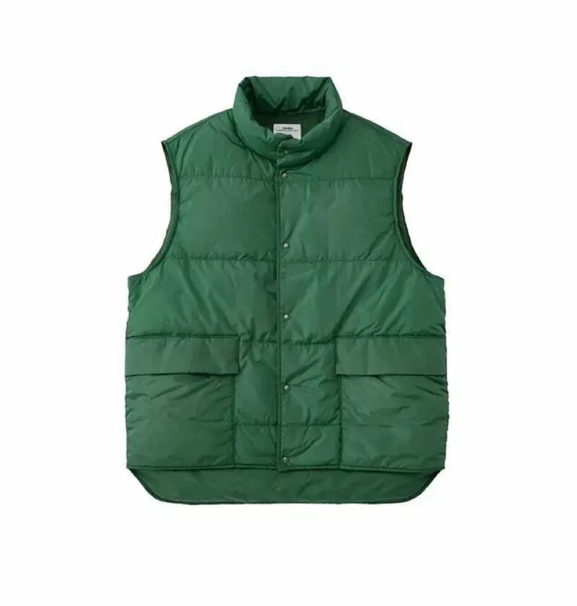 비즈빔 워커다운베스트 그린 3사이즈 상품이미지1