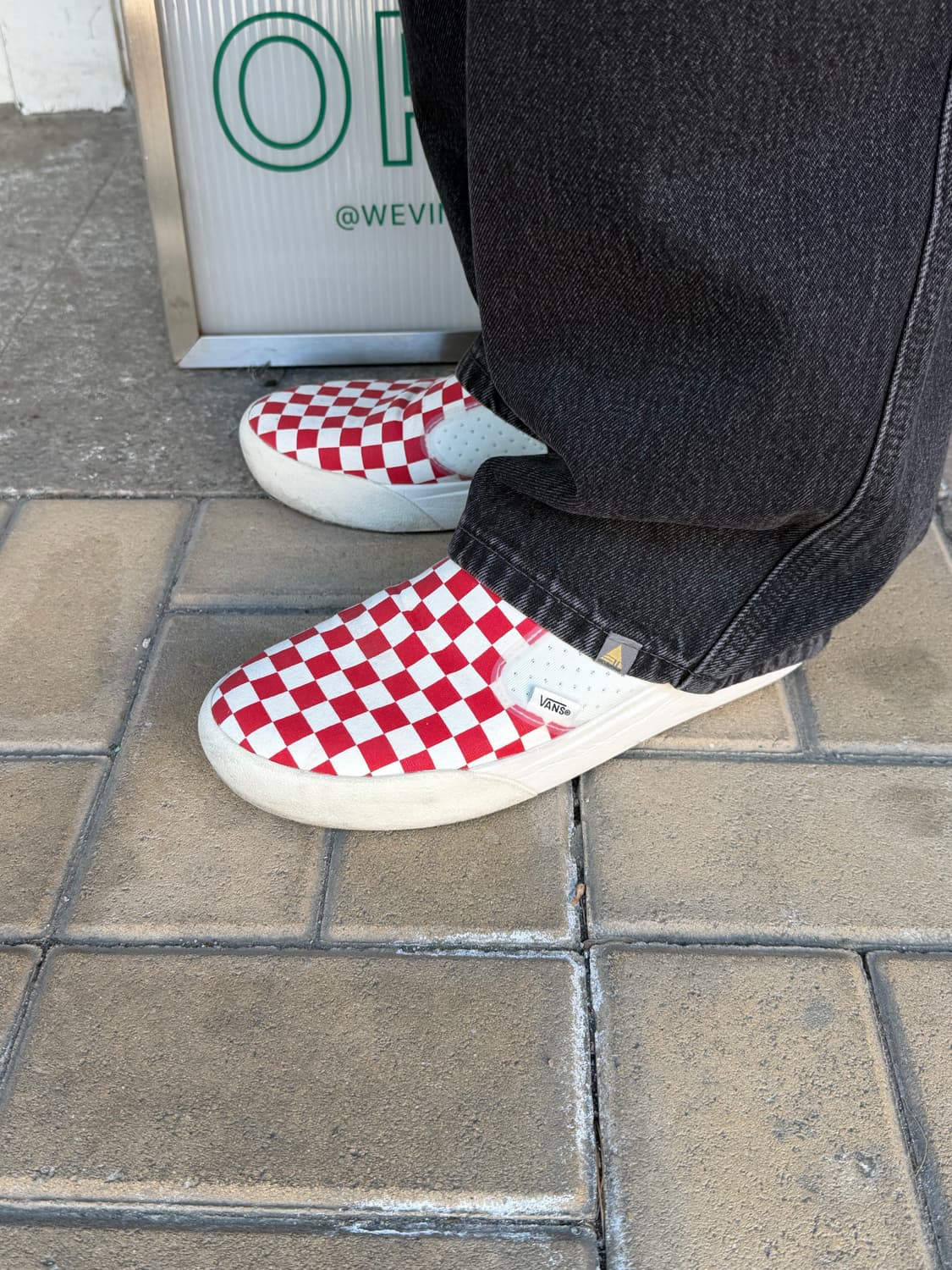 Vans 반스 컴피쿠시 원 체커보드 레드 상품이미지3