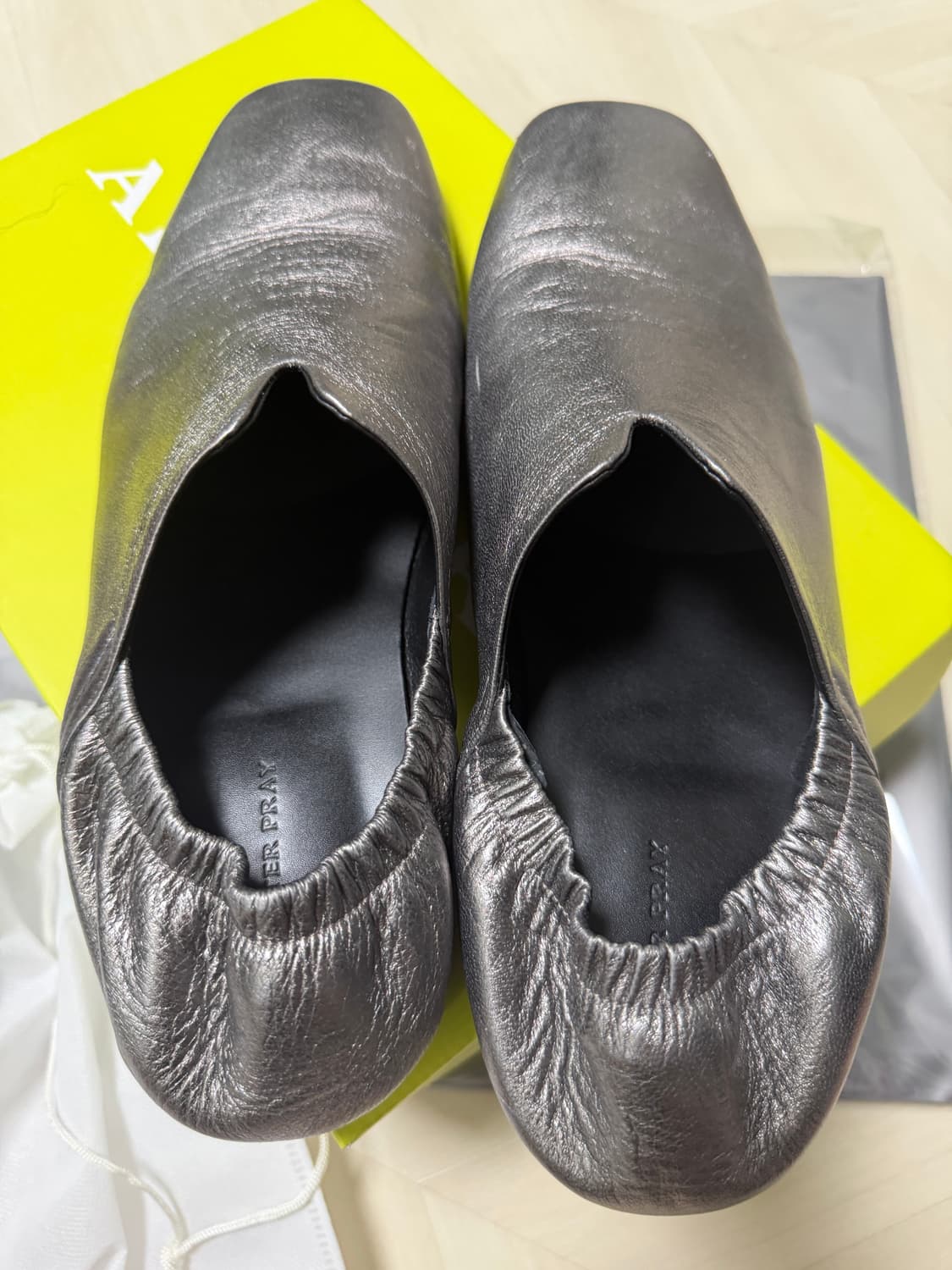 애프터프레이 비전 스퀘어 밴딩 로퍼 실버(43) 상품이미지5