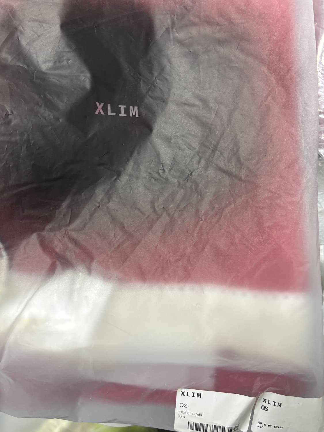 엑슬림 ep6 스카프 레드 미개봉 새제품 판매 상품이미지1