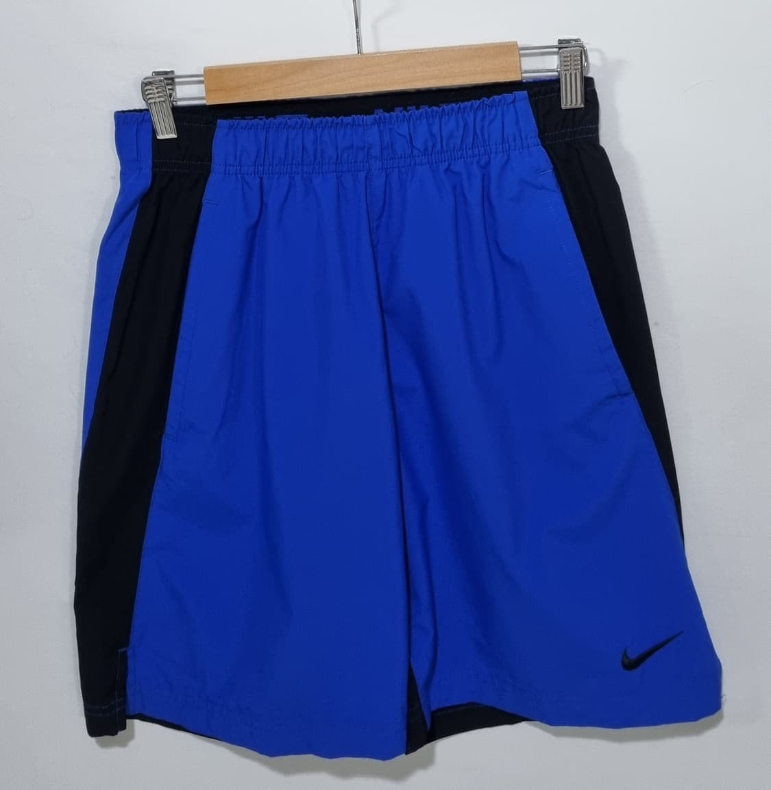 S ) 나이키 블루+블랙 우븐 반바지 상품이미지1