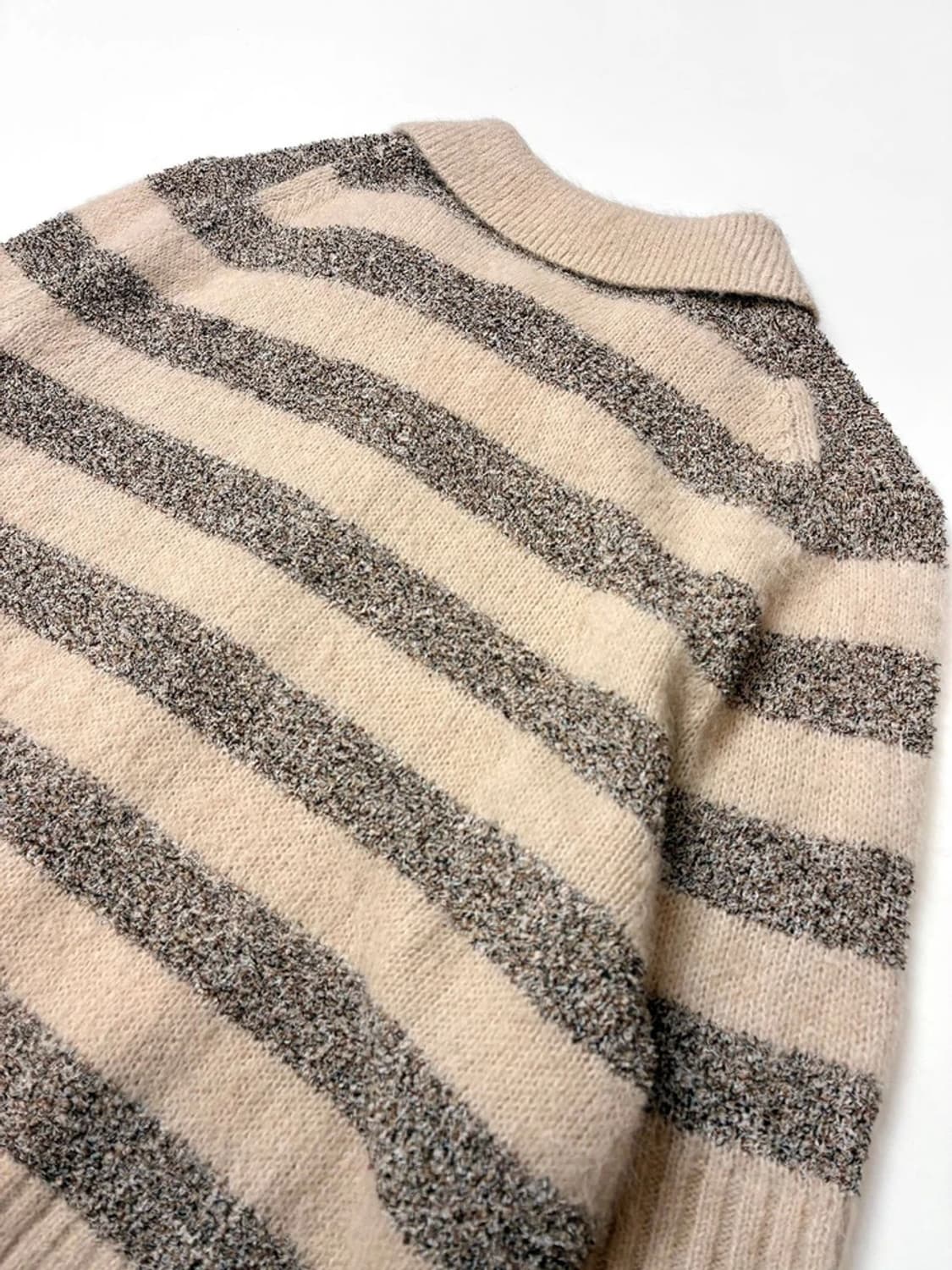 코스 COS 크롭 스트라이프 울 혼방 니트 가디건 PN5134 상품이미지5