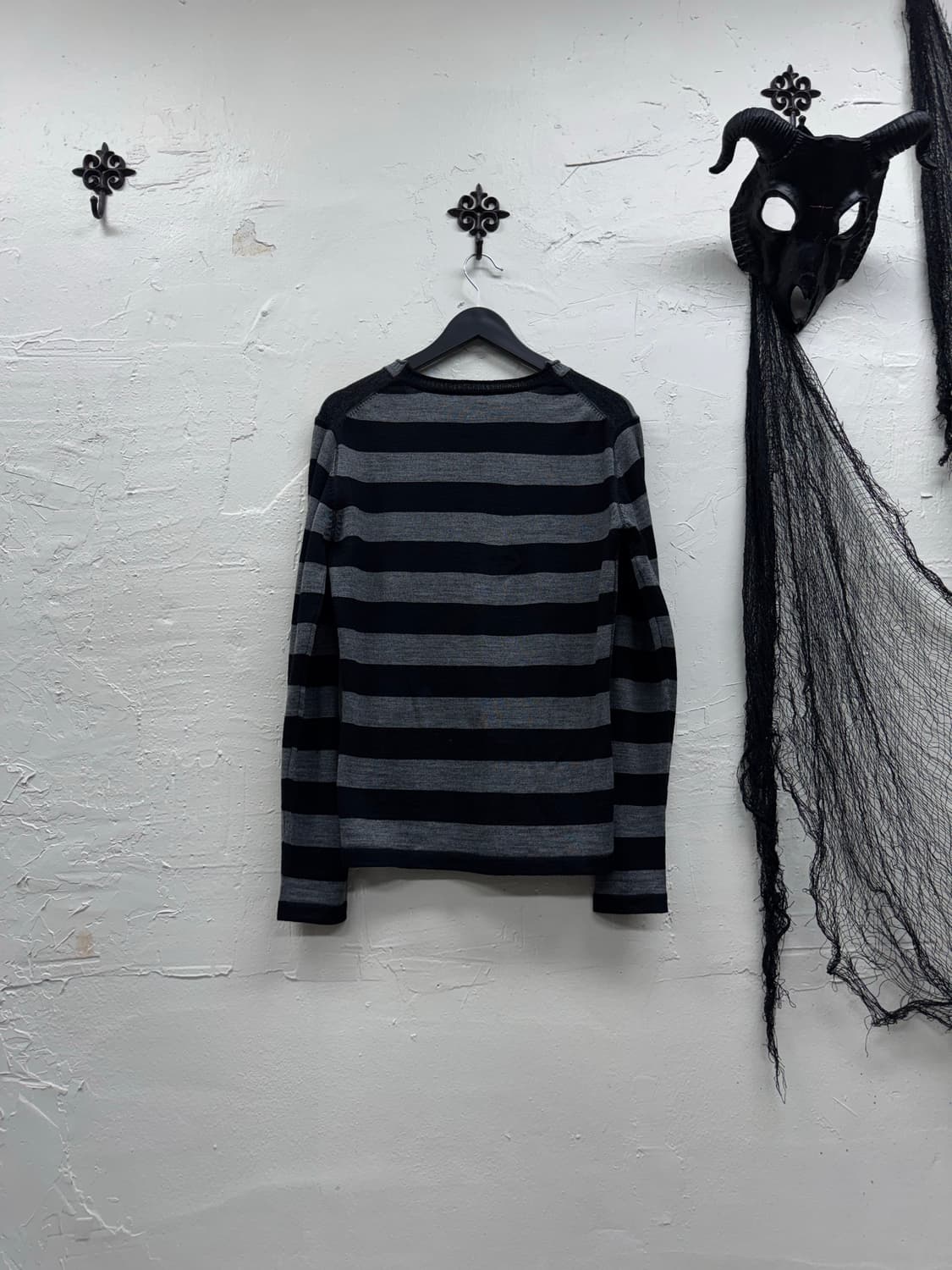 Ppfm gray stripe knit 상품이미지6