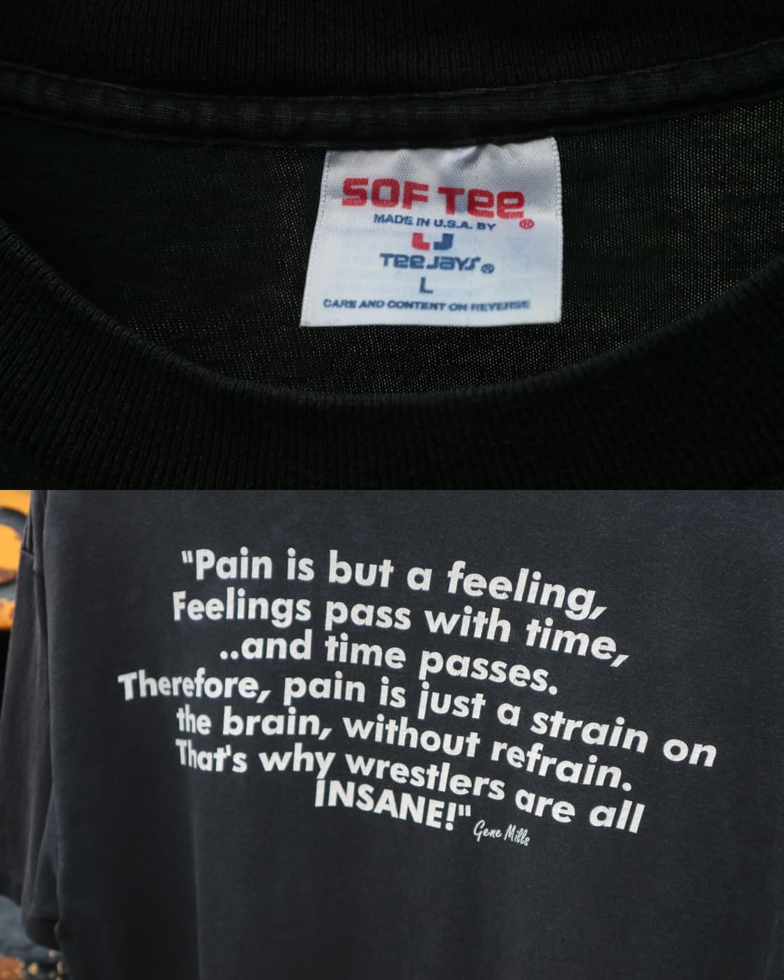 90s USA WRESTLING T-SHIRTS 상품이미지4