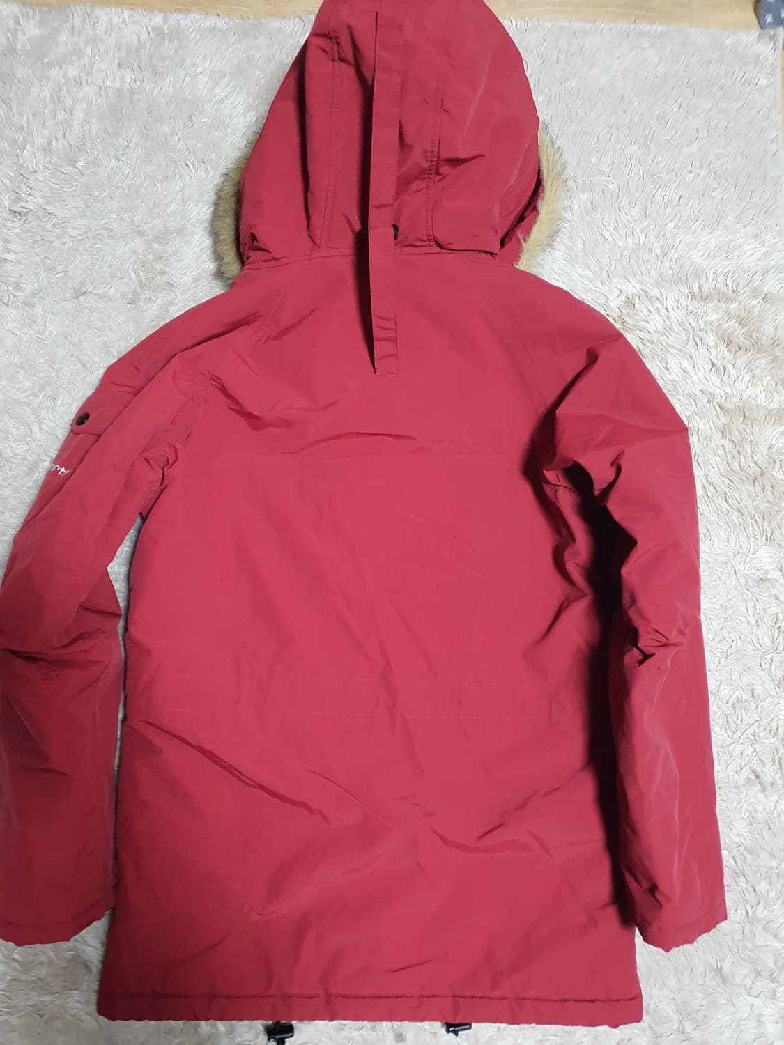 칼하트 앵커리지 파카 상태 굿 사이즈 XS  90 까지 가능 상품이미지6