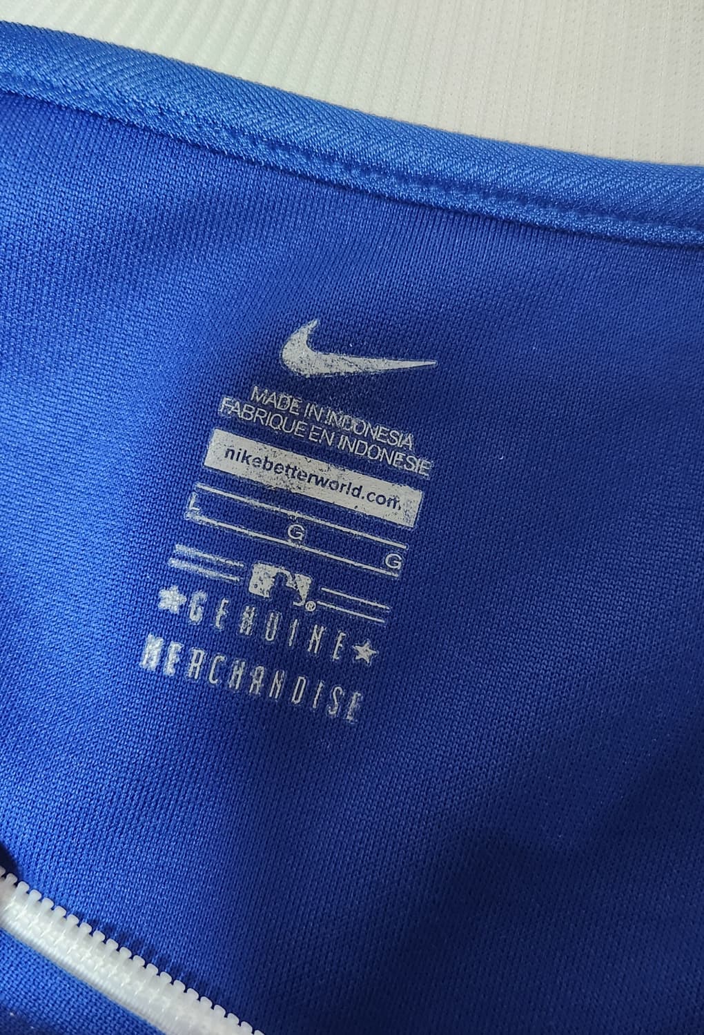 XL 나이키 LA 다저스 흰파 트레이닝 져지 자켓 NBA 상품이미지6